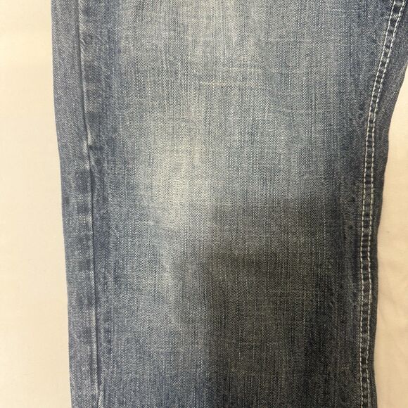 Brooklyn Express Men's Blue Jeans 36 X 34 Distressed Vtg Y2K - Picture 13 of 13